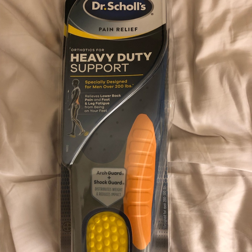 Dr. Scholls heavy duty insoles for back support